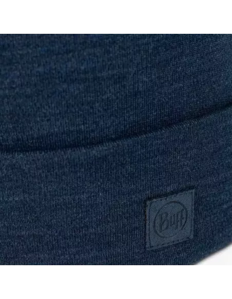Czapka Buff Merino Heavyweight Beanie Solid Night Blue