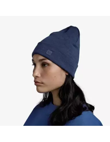 Czapka Buff Merino Heavyweight Beanie Solid Night Blue
