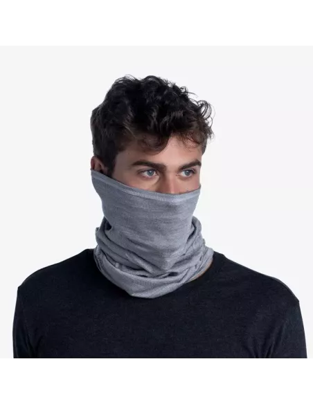 Scarf Buff Merino Lightweight Solid Light Grey Scarf Buff Merino Lightweight Solid Light Grey