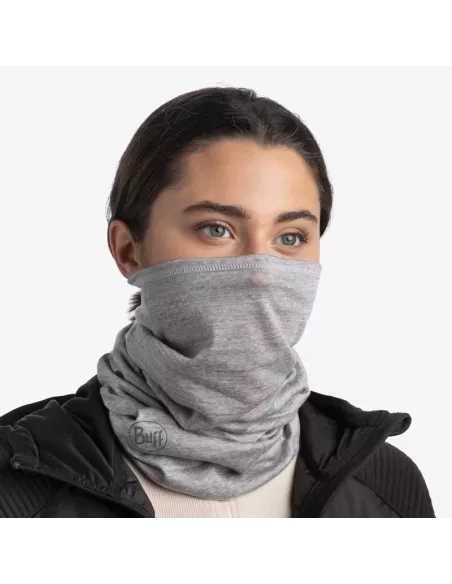 Scarf Buff Merino Lightweight Solid Light Grey Scarf Buff Merino Lightweight Solid Light Grey