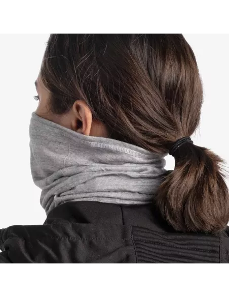 Scarf Buff Merino Lightweight Solid Light Grey Scarf Buff Merino Lightweight Solid Light Grey