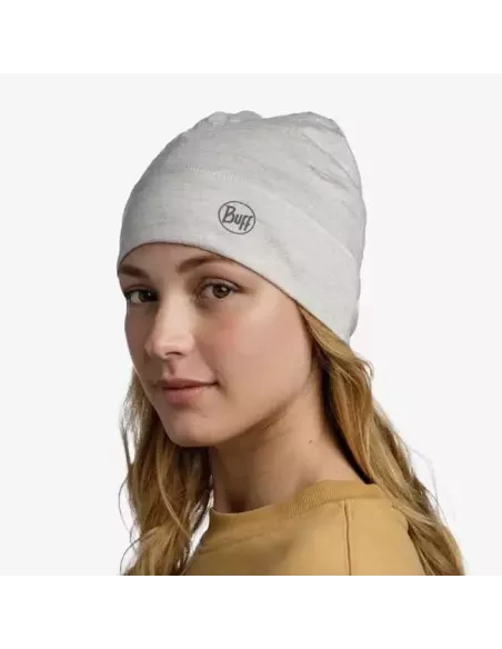 Czapka Buff Merino Lightweight Beanie Solid Cloud
