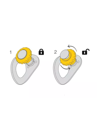 Punkt stanowiskowy Petzl Coeur Pulse 12mm