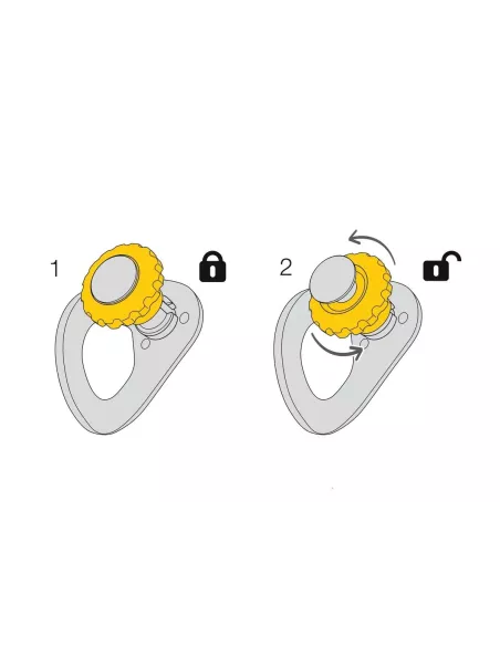 Punkt stanowiskowy Petzl Coeur Pulse 12mm