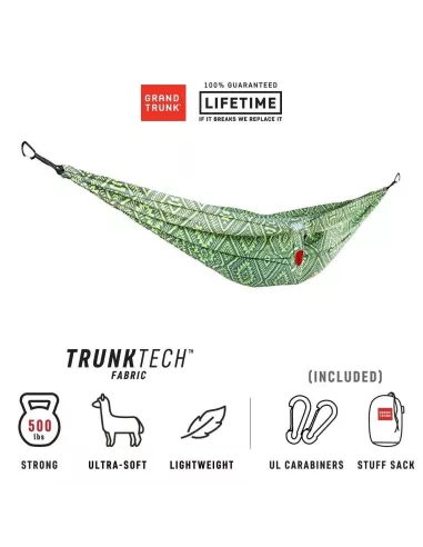Hamak Grand Trunk Trunktech Double Green Mamba