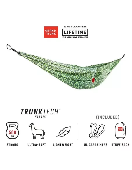 Hamak Grand Trunk Trunktech Double Green Mamba