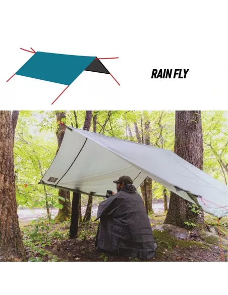 Hamak płachta biwakowa Grand Trunk Moab All-In-One Green
