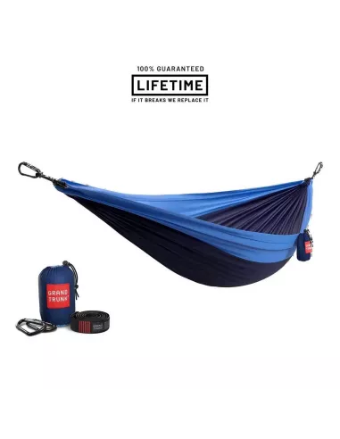 Hamak Grand Trunk Double Deluxe Hammock w/Straps Blue