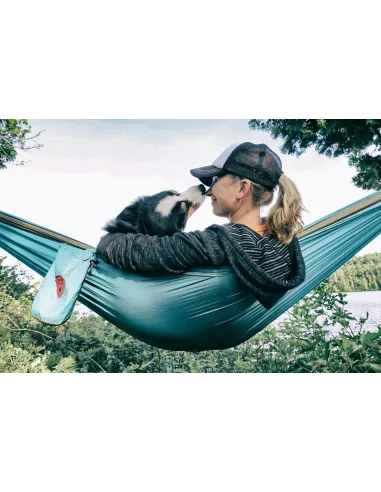 Hamak Grand Trunk Double Deluxe Hammock w/Straps Blue