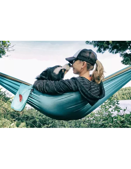 Hamak Grand Trunk Double Deluxe Hammock w/Straps Blue