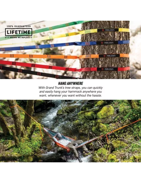 Taśmy do hamaka Grand Trunk Suspension Straps Forest