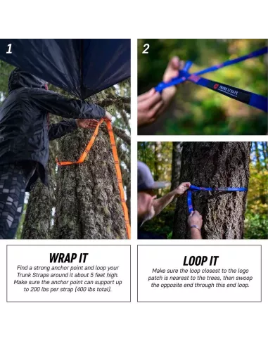 Hammock Straps Grand Trunk Suspension Straps Blue