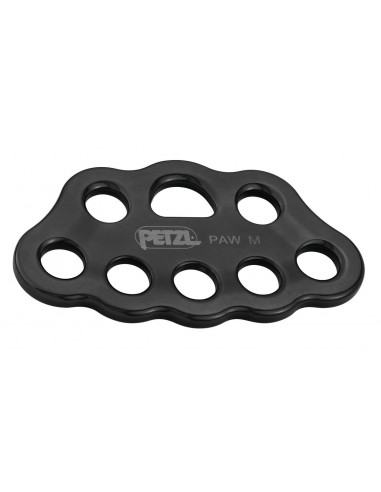 Rigging plate Petzl Paw M Black