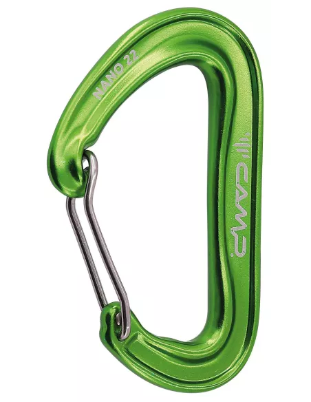 Climbing carabiner Camp Nano 22 Green