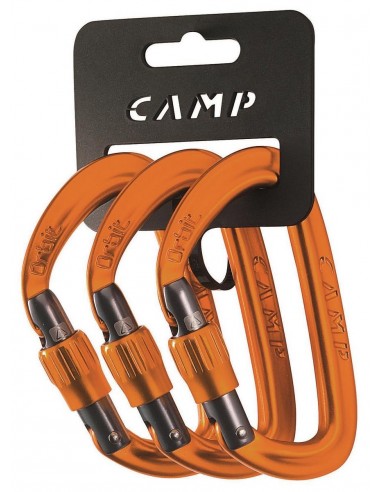 Carabiners Camp Orbit Lock Orange 3 pcs.