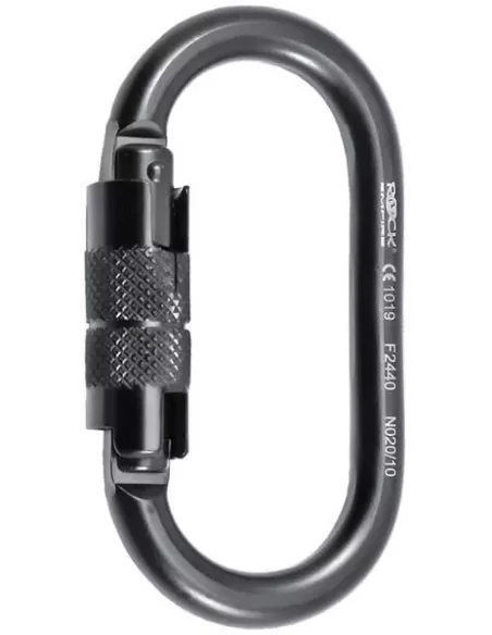Karabinek wspinaczkowy Rock Empire O KL-2T Black