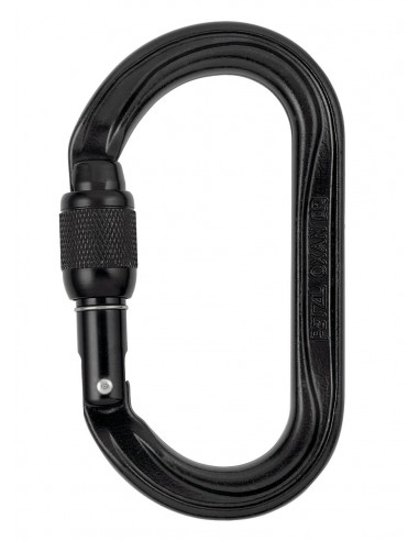 Carabiner Petzl Oxan Screw-Lock Black