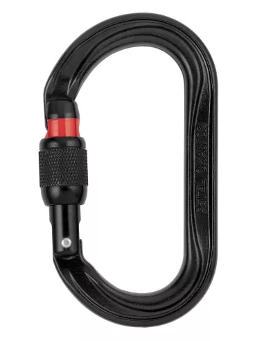 Karabinek wspinaczkowy Petzl Oxan Screw-Lock Black