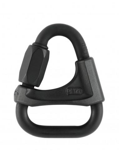 Carabiner with bar Petzl Delta Black 8mm