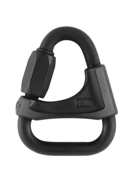 Carabiner with bar Petzl Delta Black 8mm Carabiner with bar Petzl Delta Black 8mm