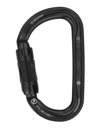 Carabiner Petzl Am'D Twist Lock Black