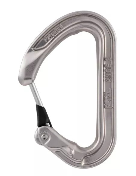 Climbing carabiner Petzl Ange S Grey