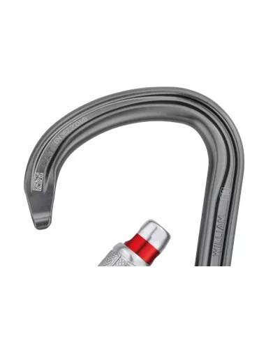 Carabiner Petzl William Screw-Lock Black
