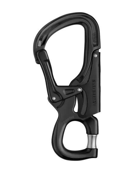 Carabiner Petzl Eashook Open Black Carabiner Petzl Eashook Open Black