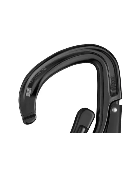 Carabiner Petzl Eashook Open Black Carabiner Petzl Eashook Open Black