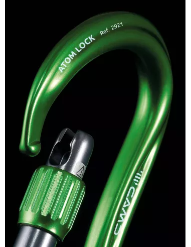 Carabiner Camp Atom Lock Green