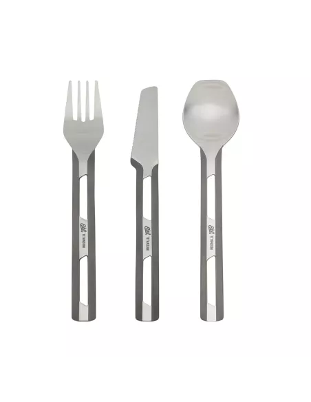 Cutlery Esbit Titanium Cutlery Silicon Sleeve Set