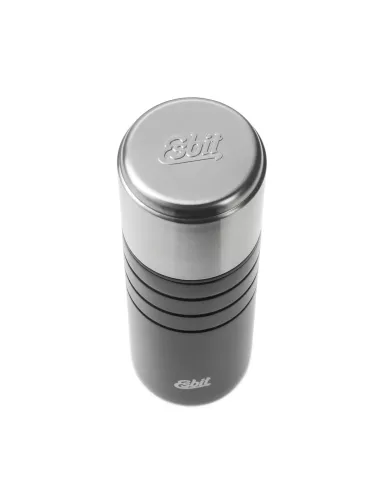 Thermos Esbit Majoris Stainless Steel Vacuum Flask Black 1L