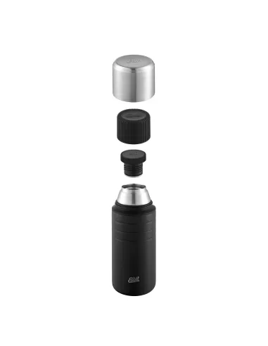Thermos Esbit Majoris Stainless Steel Vacuum Flask Black 1L
