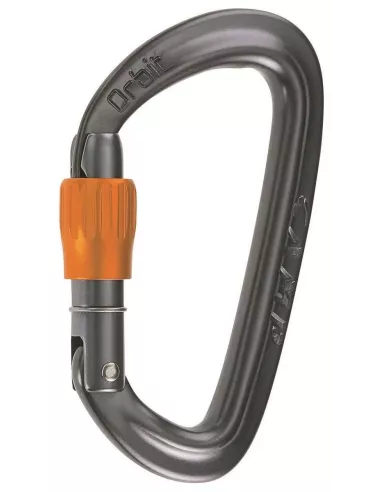 Climbing carabiners Camp Orbit Lock Gun metal 3 pcs.