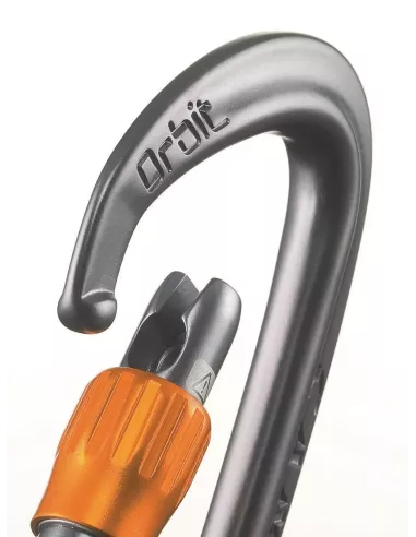 Climbing carabiners Camp Orbit Lock Gun metal 3 pcs.