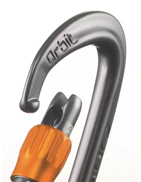 Climbing carabiners Camp Orbit Lock Gun metal 3 pcs.