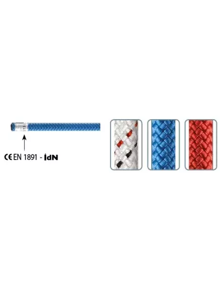 Semistatic rope Beal Industrie 10,5mm Red 100m