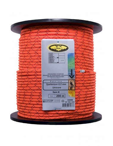 Rope Beal Spelenium Unicore 8,5mm Orange 200m