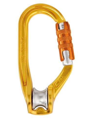 Carabiner with pulley Petzl Rollclip A Triact-Lock