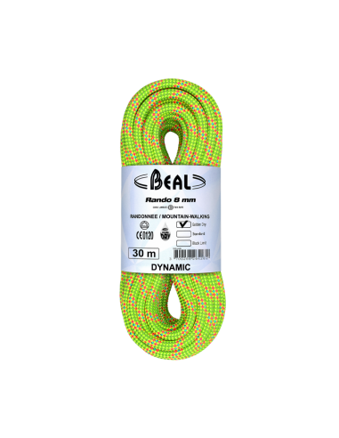 Rope Beal Rando 8mm Golden Dry Yellow 20m