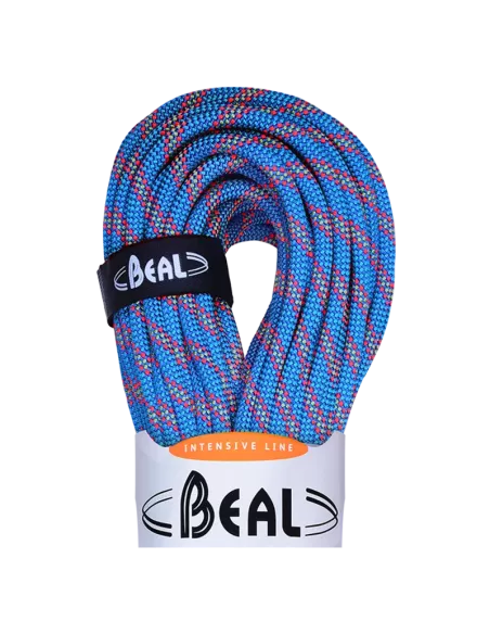 Climbing rope Beal Booster Dry Cover Unicore 9,7mm Blue 60m