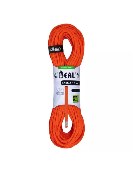 Lina wspinaczkowa Beal Karma 9,8mm Orange 60m