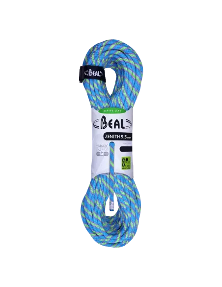Climbing rope Beal Zenith 9,5mm Blue 60m