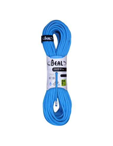 Rope Beal Joker Unicore 9,1mm Golden Dry Blue 60m