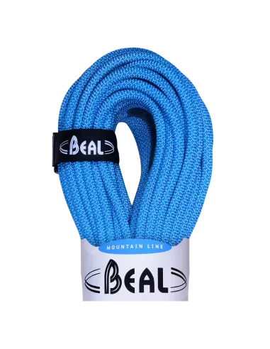 Climbing rope Beal Joker Unicore 9,1mm Golden Dry Blue 60m