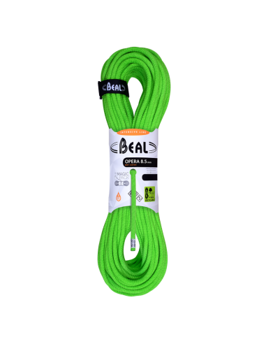 Rope Beal Opera Unicore 8,5mm Dry Cover Green 70m