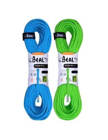 Lina wspinaczkowa Beal Opera Unicore 8,5mm Dry Cover Green 70m
