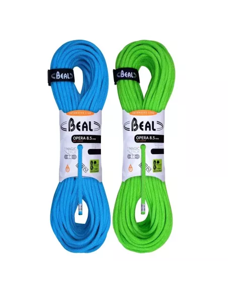 Lina wspinaczkowa Beal Opera Unicore 8,5mm Dry Cover Green 70m