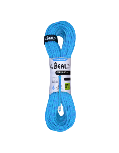 Rope Beal Opera Unicore 8,5mm Golden Dry Blue 60m