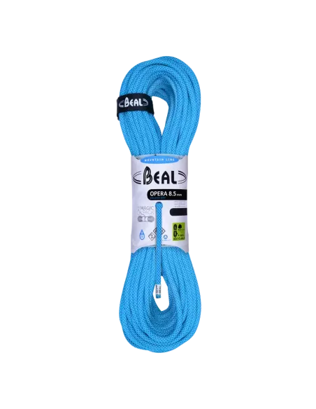 Lina wspinaczkowa Beal Opera Unicore 8,5mm Golden Dry Blue 60m